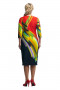 Платье "Олси" 1705017/2 ОЛСИ (Абстракция разноцветный)