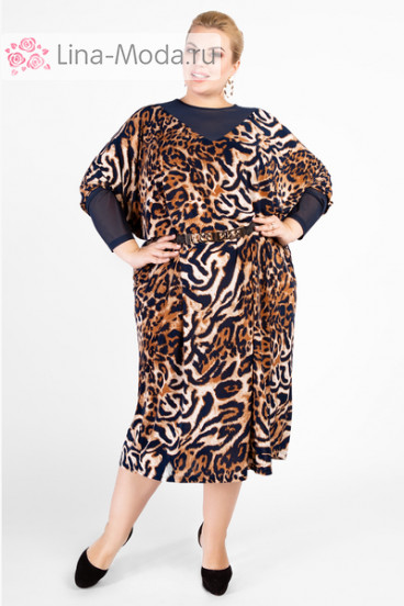 Платье "Артесса" PP04013LEO05 (Леопард)