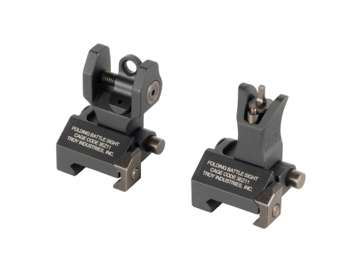 Прицельные приспособления (GK Tactical) TROY Style Folding BattleSight Set (Black)