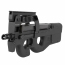 Страйкбольный пистолет-пулемёт (King Arms) P90 Tactical (BK)