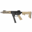 Страйкбольный пистолет-пулемет (King Arms) TWS 9mm SBR GBB (DE)