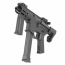 Страйкбольный пистолет-пулемёт (S&T) EMG Angstadt Arms SCW-9 4 inch G3 AEG (Black)