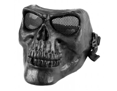 Маска (WoSport) V2 Skull (Round Hole Model) Black