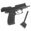 Страйкбольный пистолет (Cyma) CM136 EBB GRACH (Ярыгин) AEP электр. Li-Po