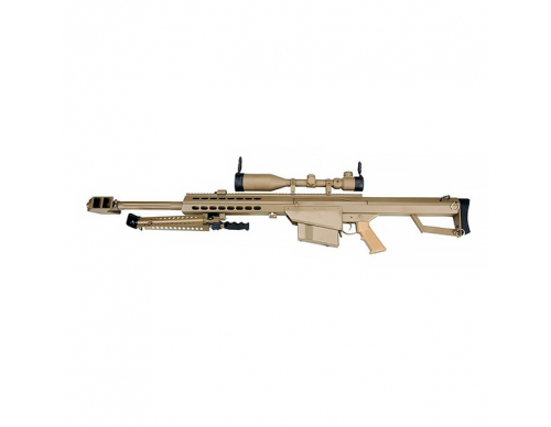 Страйкбольная винтовка (SW) M99A1 Barrett металл Spring TAN